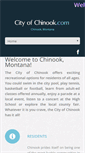 Mobile Screenshot of cityofchinook.com